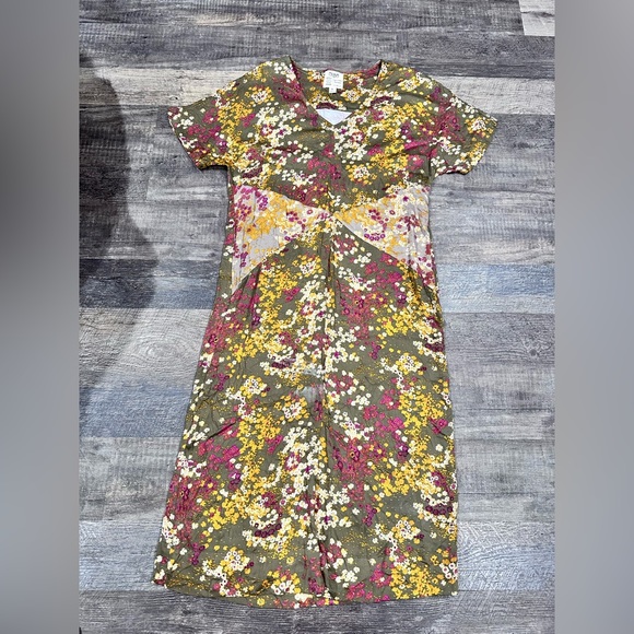 Anthropologie Floral Long Dress - Picture 1 of 7